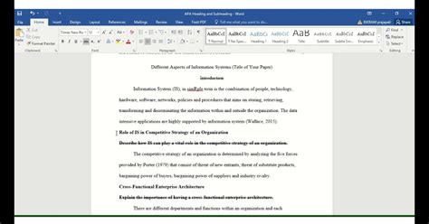 headings   papers examples essay   style