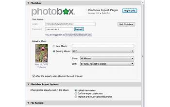 PhotoBox Export Plugin for Lightroom screenshot #0