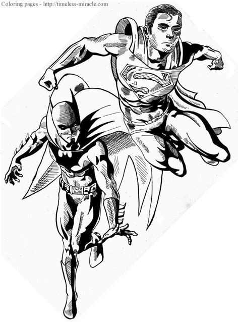 batman  superman coloring pages photo  timeless miraclecom