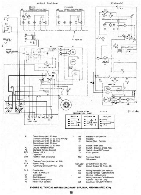 onan generator circuit diagram
