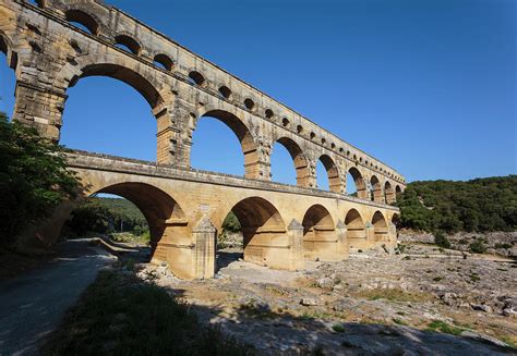 Pont Du Gard Roman Aqueduct France Photograph By Ken Welsh