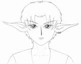 Elf Ears Drawing Getdrawings sketch template