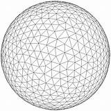 Esfera Geodesic Sphere sketch template