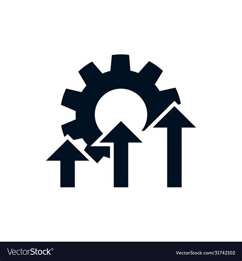 improvement icon symbol creative sign  vector image