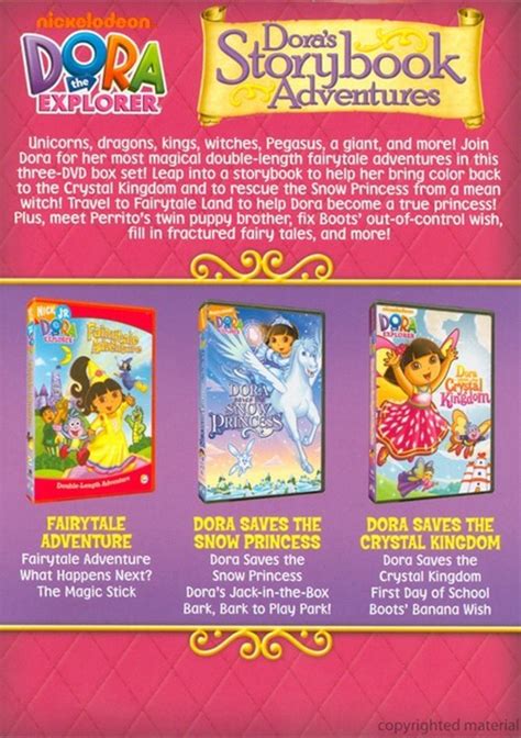 Dora The Explorer Dora S Storybook Adventures Dvd 2011