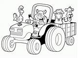 Coloring Tractor Pages Deere John Kids Popular Adults sketch template