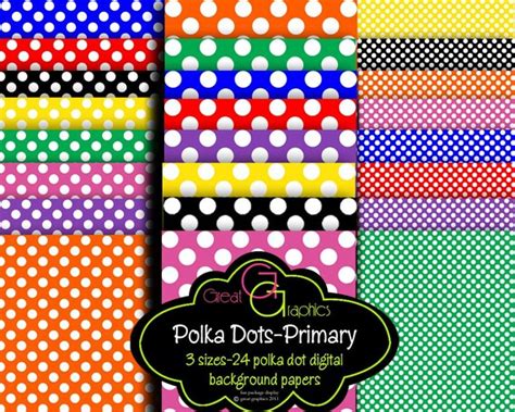 polka dot paper digital polka dot paper printable  greatgraphics