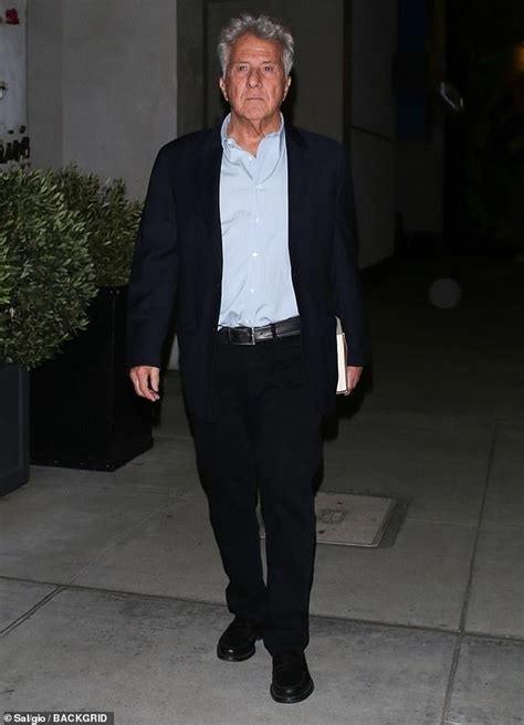 dustin hoffman 82 is arm in arm with wife lisa 65 as