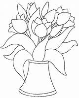 Colorat Lalele Flori Tecido P27 Planse Riscos Tulipe Tulipanes Desene Primiiani Tulips Pintar Moldes sketch template