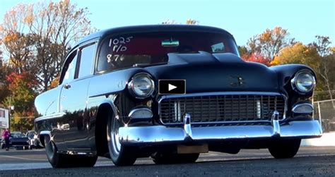 8 Second Tri Five Chevy Fat 55 Drag Racing Hot Cars