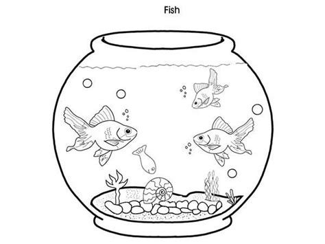 cheap fish tank coloring page netart