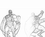Magneto Coloring Capcom Marvel Vs sketch template