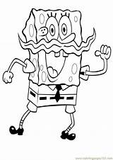 Spongebob Coloringhome Sponge sketch template