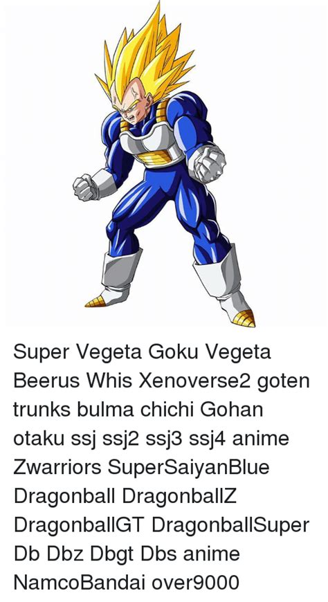 Super Vegeta Goku Vegeta Beerus Whis Xenoverse2 Goten