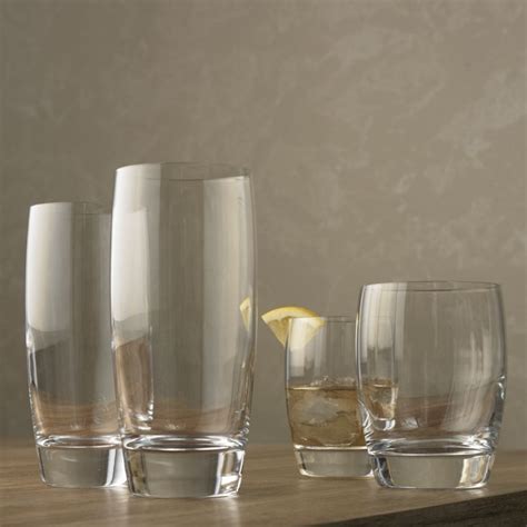 Otis Tall Drink Glasses Set Of 12 Reviews Crate And Barrel Crate