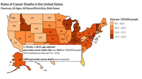 the cdc just mapped which states have the highest rates of cancer in the us