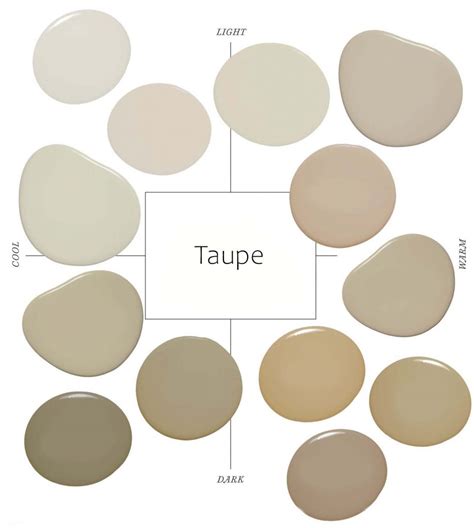 taupe color chart  modern design