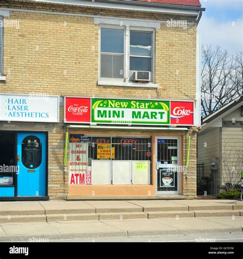 mini mart shop  res stock photography  images alamy