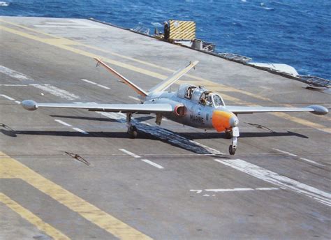 fouga cm zephyr   touch   aboard  french carrier