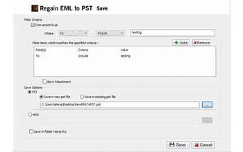 EML to PST Converter screenshot #2