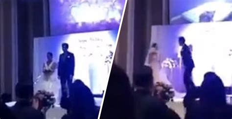 groom gets revenge on his cheating bride by playing video