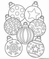 Navidad Bolas Navideñas Patrones Bolitas Niños Webdelmaestro Infantil sketch template
