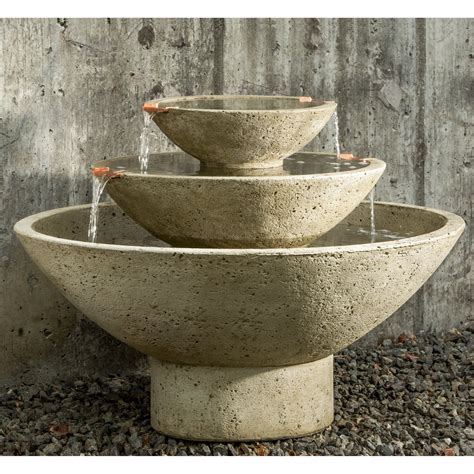 carrera tiered garden water fountain