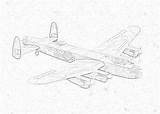 Coloring Pages Bomber War Bombers Ii Ww2 Airplane Wwii Filminspector Planes Template sketch template