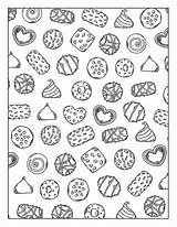 Candy Coloring Pages раскраски Print Sweets категории из все Color sketch template