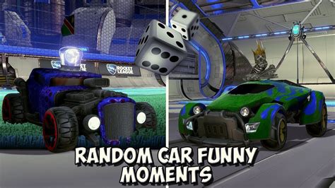 Rocket League Funny Moments And Fails Random Car Challenge W Kazalex
