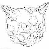 Glalie Xcolorings Aron sketch template