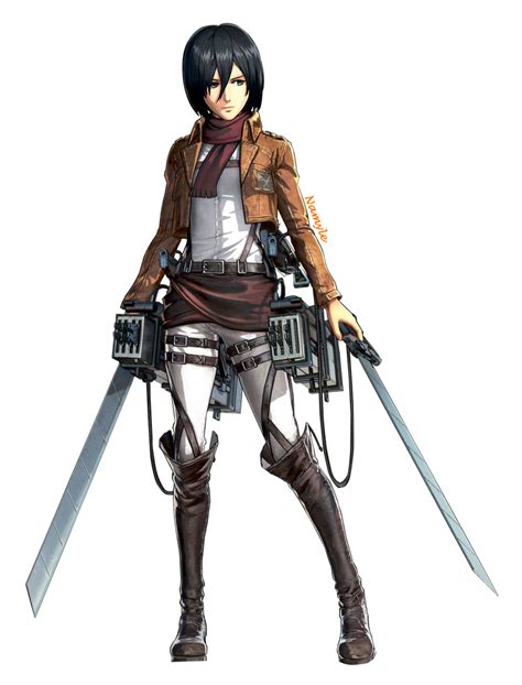 Mikasa Ackerman Render By Namyle On Deviantart