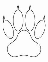 Lion Paw Print Printable Outline Template Pattern Clipart Crafts Stencil King Cut Patterns Patternuniverse Stencils Foot Drawing Use Creating Cliparts sketch template