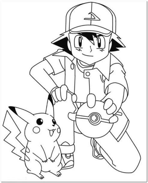 pokemon ash coloring pages coloriage pokemon coloriage