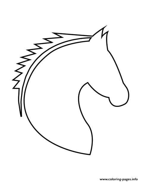 coloring page   horse head  svg file  cricut
