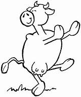 Koe Koeien Vaca Kuh Kleurplaten Dieren Vache Mewarnai Sapi Dansende Cows Vacas Animasi Cattle Bergerak Instrumenten Landbouwhuisdieren Animaatjes Mucca Mucche sketch template