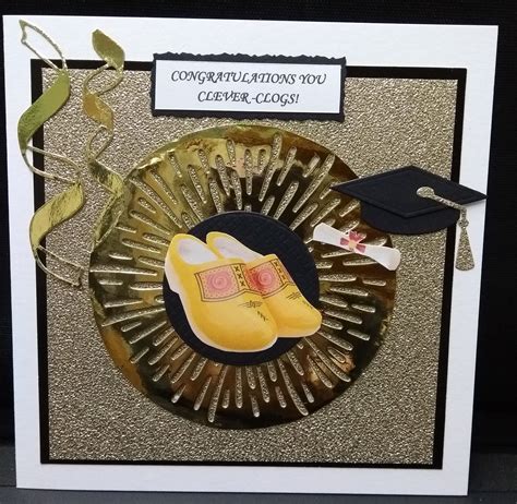 clever clogs graduation cardmaking clever clogs