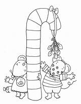 Digi Mousie Mistletoe sketch template