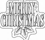 Christmas Coloring Pages Merry December Year Kids Drawing Adults Colouring Color Printable Getdrawings Happy sketch template