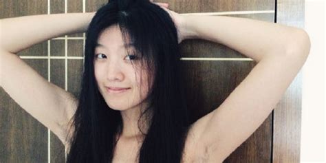 flaunt  chinese feminists bare  armpit hair  contest huffpost