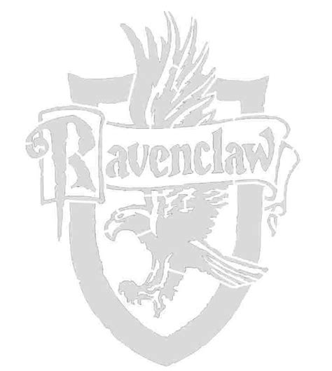 ravenclaw crest coloring page images
