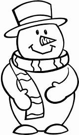 Snowman Coloring Pages Print Frosty Snowmen Printable Cartoon Book Everfreecoloring Noel Smile sketch template
