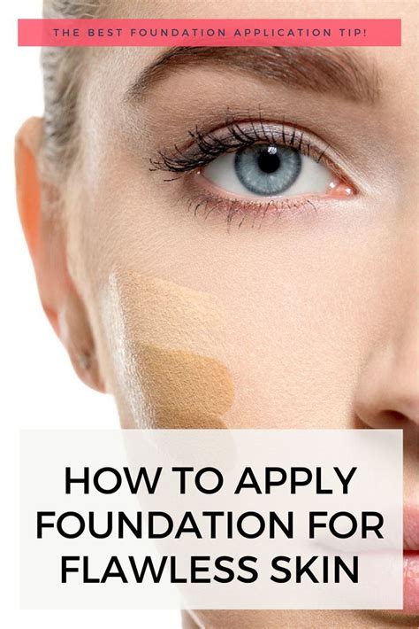 the best foundation application trick for smooth glowing skin how to