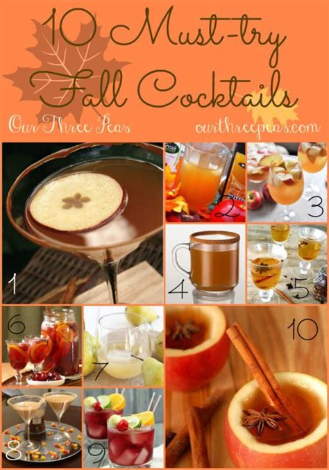 10 Must Try Fall Cocktails Fall Cocktails Fall Wedding
