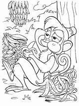 Coloring Abu Pages Disney Aladdin Princess Cartoon Printable Choose Board sketch template