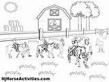 Coloring Farm Rides Pony sketch template