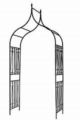 Arch Climbers Coloring Designlooter Garden Arbor 1go Climbing Gothic Various Wide Plant Steel High sketch template