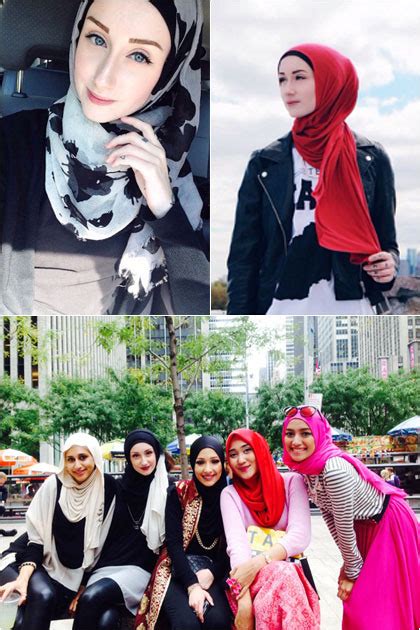 hijab style kendyl aurora model hijab cantik asal amerika serikat