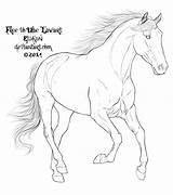 Horse Lineart Drawing Drawings Use Deviantart Horses Line Coloring Pages Animal Tutorial Cliparting Equine Personal Works Projects These Choose Board sketch template