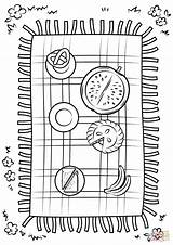 Blanket Picnic Coloring Pages Printable Color Designlooter Version Click Tablets Compatible Ipad Android Drawing Categories 1060 36kb 1500px sketch template